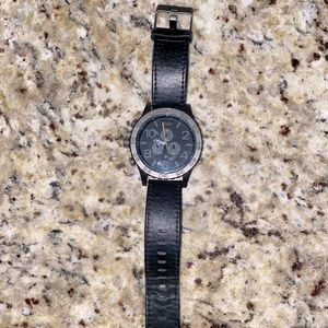 Nixon Chronograph 51-30 leather band.  Perfect condition